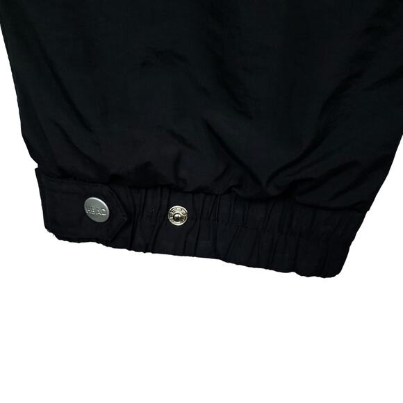 Vintage Head Women's Nylon Ski Pants Sz Small Polyester Lined Winter Snow Black - Picture 9 of 11